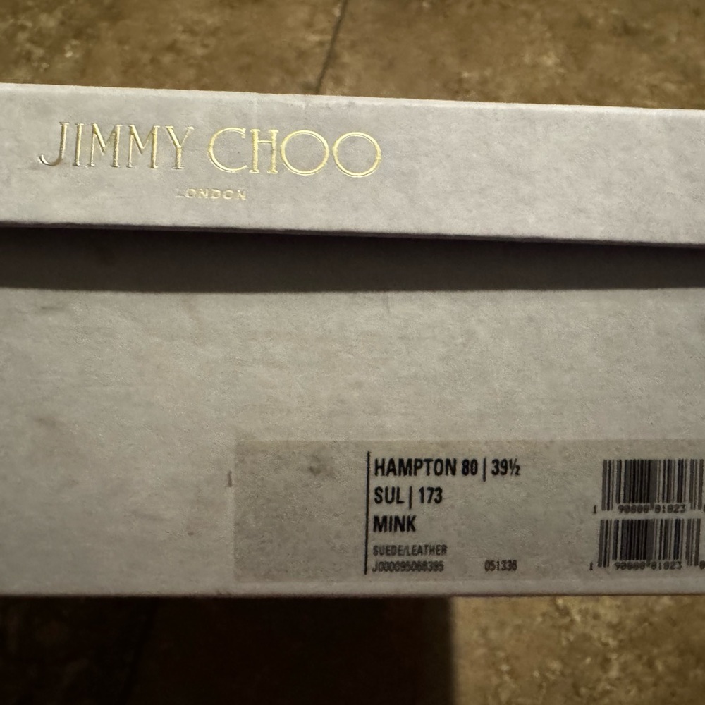 Jimmy Choo Dark Brown Suede Heeled Boots - Picture 8 of 9